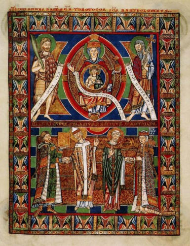 zu sehen ist zúm Beispiel ein Faximile desEvangeliars Heinrichs des Löwen aus dem Jahr 1185,Foto: Herzog-August-Bibliothek Wolfenbüttel