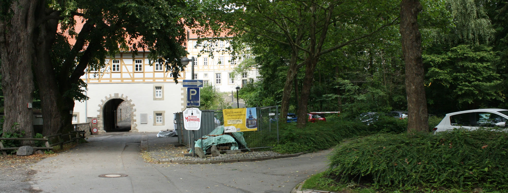 Parkplatz Schloss Herzberg