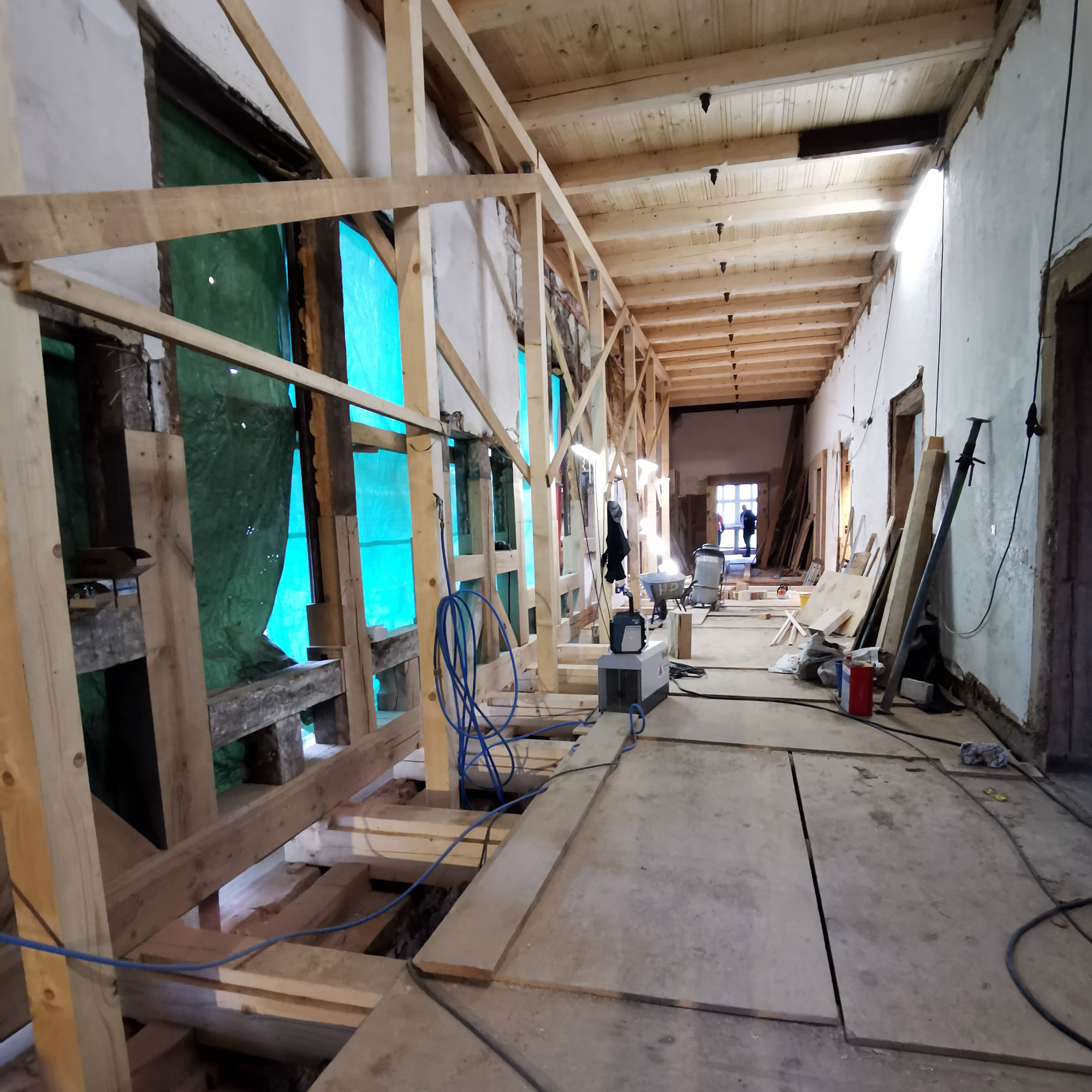 Baustelle Schloss Herzberg