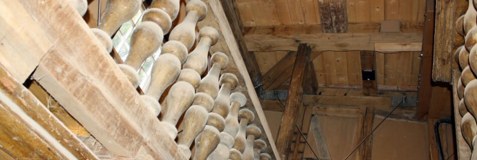 Treppenhaus Uhrturm Schoss Herzberg