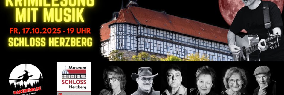 "Krimilesung mit Musik" (Schloss Herzberg)